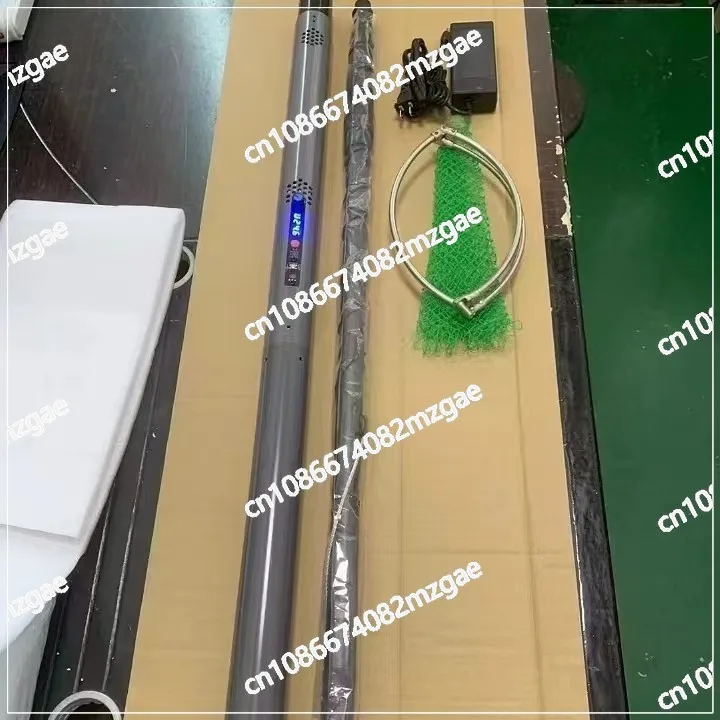 4.2 Meters Aluminum Alloy Ultra-light Fishing Tool  Automatic Telescopic Fishing Net ﻿전기뜰채