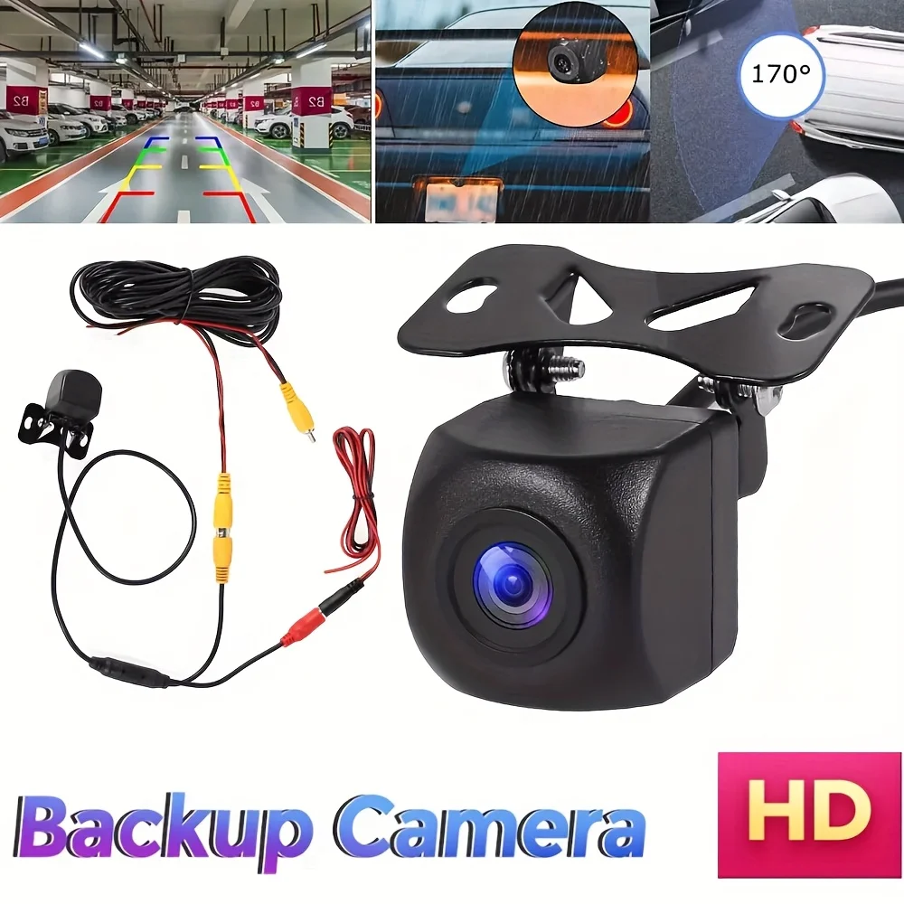 Wide-Angle Rearview Camera for Vehicles, Enhancing Safety During Reversing And Parking for Pickups, Rvs, And Trucks