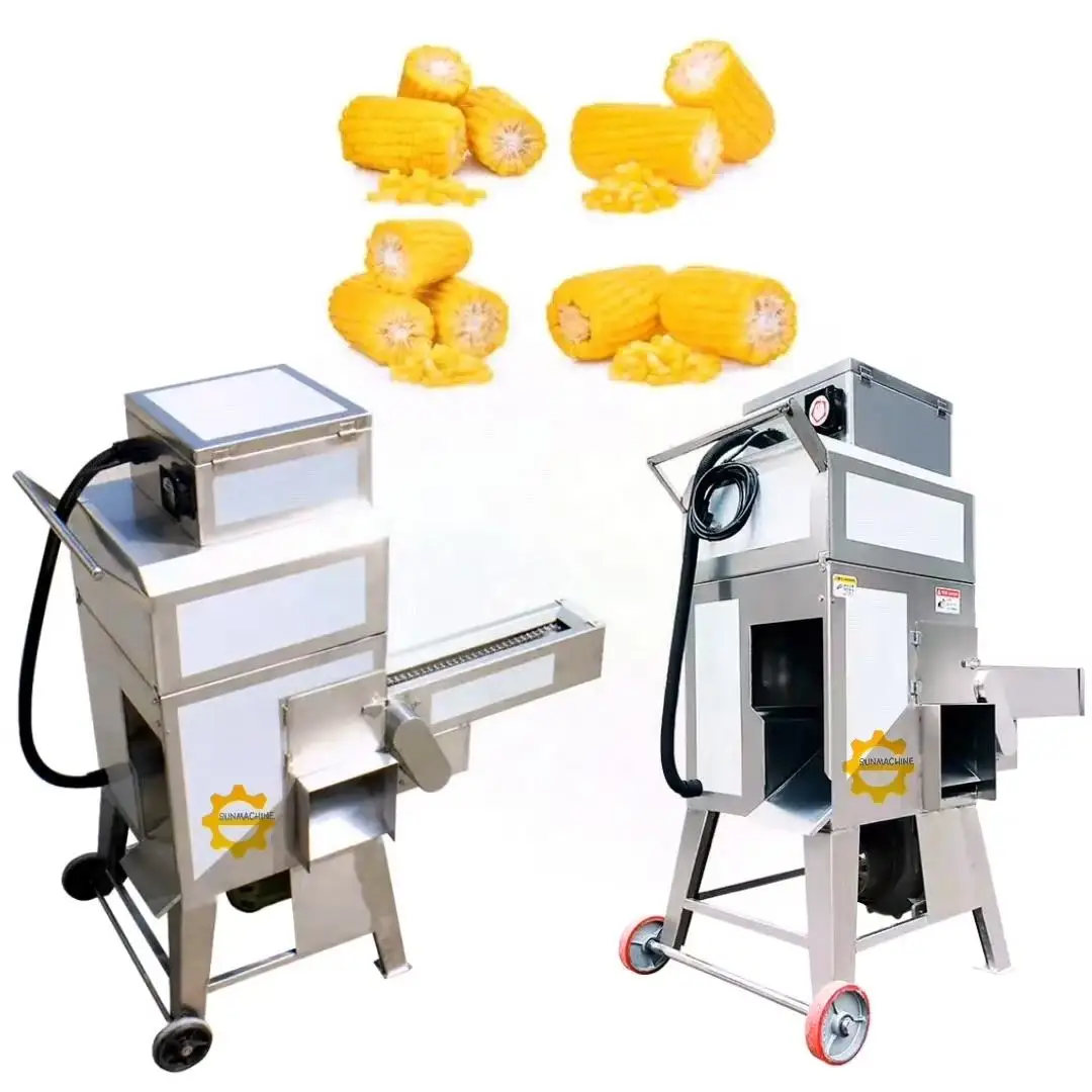 High Efficiency Corn Threshing Machine Automatic Corn Shelling Machine for Restaurant