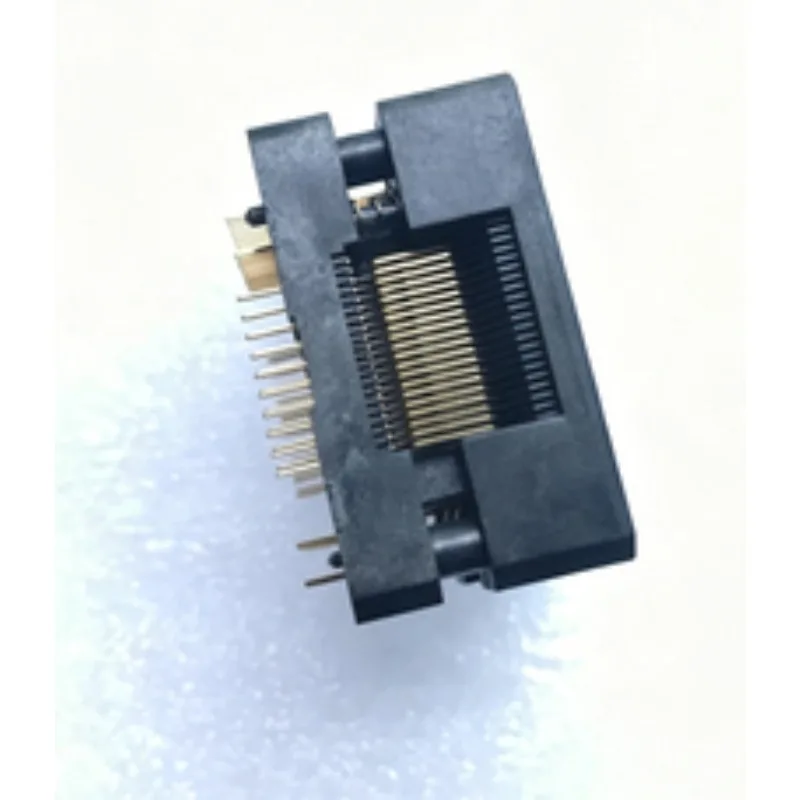 OTQ-80-0.65-05  QFP80 IC Test And Burn In Socket 0.65mm Pitch Package Size 14x14mm