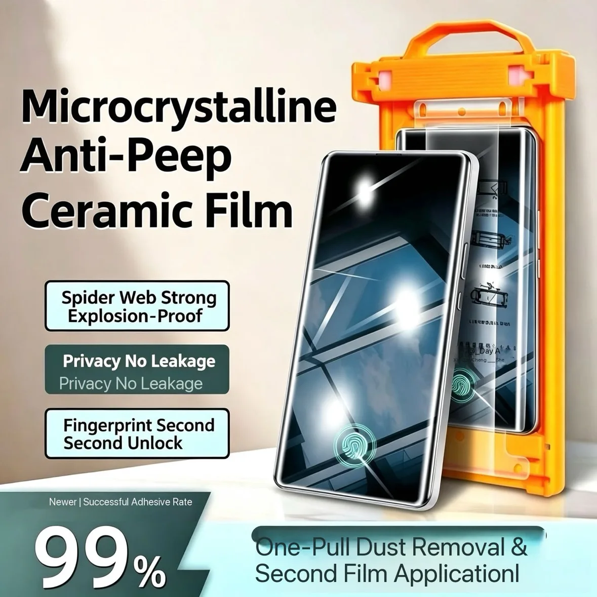 2Pcs Privacy Ceramic Film Screen Protector For Samsung S26 S25 S23 Ultra S24 S22 Plus No Dust Positioning Kit Not Tempered Glass
