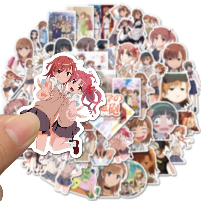 10/30/50Pcs Een Bepaalde Wetenschappelijke Railgun Anime Stickers Waterdichte Graffiti Cartoon Decal Notebook Diy Geschenken