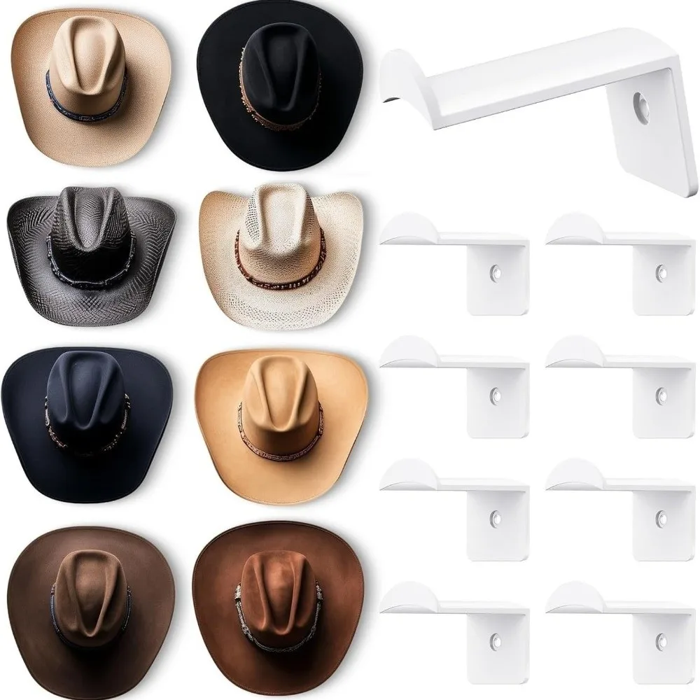 

Multi-Functional Wall Mounted Hat Storage Rack Simple Modern Clothes Hanger Plastic Decorative Hook Home Organization