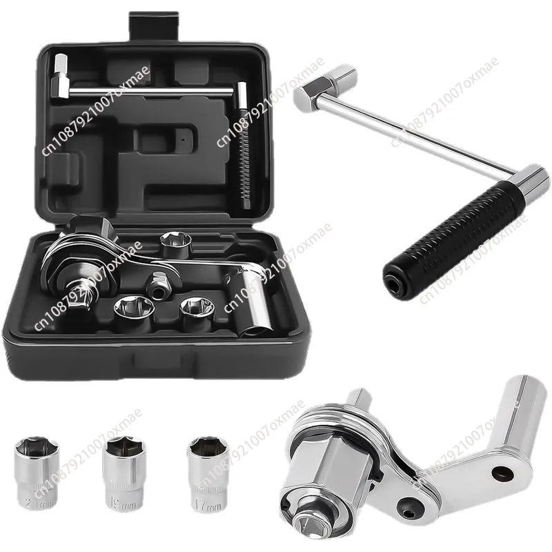 

Car Replacement Tire Torque Wrench Off-Road Vehicle Nut Removal Hexagon Sleeve Wrench Repair Tool Set