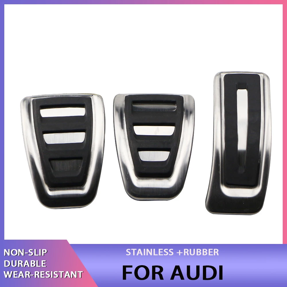 Car Fuel Brake Pedal Cover for Audi A4 B8 A5 B8 A6 B8 2008-2019 A7 Q5 Q7 Q8/For Porsche Macan Cayenne RHD Car Accessories