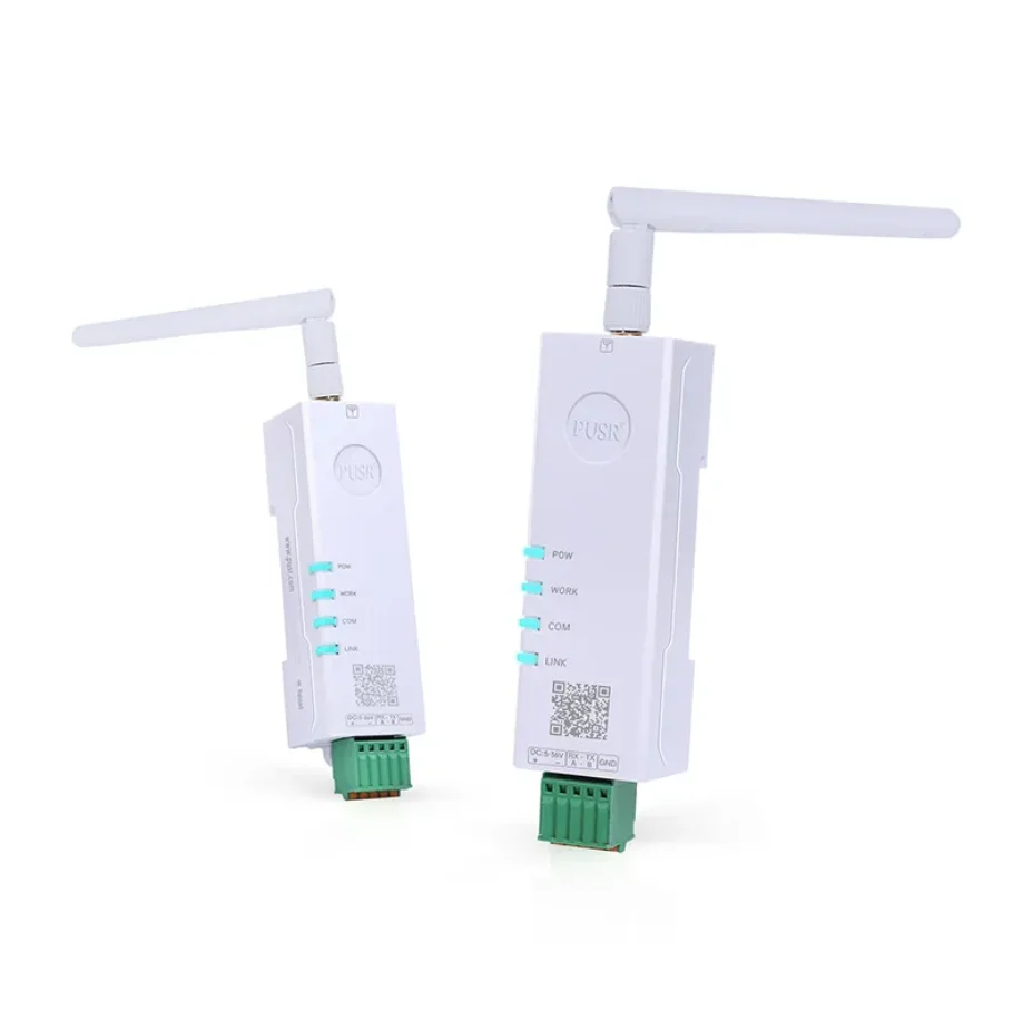 USR-DR164 5.8G 2.4G Wi-Fi Serial port RS485 to WiFi device server module Modbus Protocol data transfer via WiFi