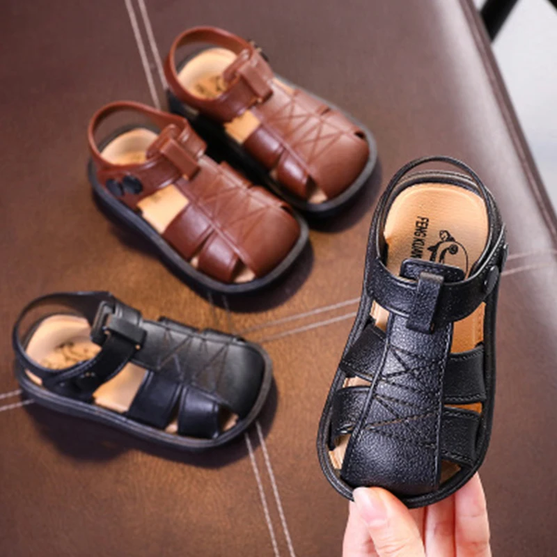 

Baby Summer Sandals Infant Boy Girl Shoes Rubber Soft Sole Non-Slip Toddler First Walker Baby Crib Newborn