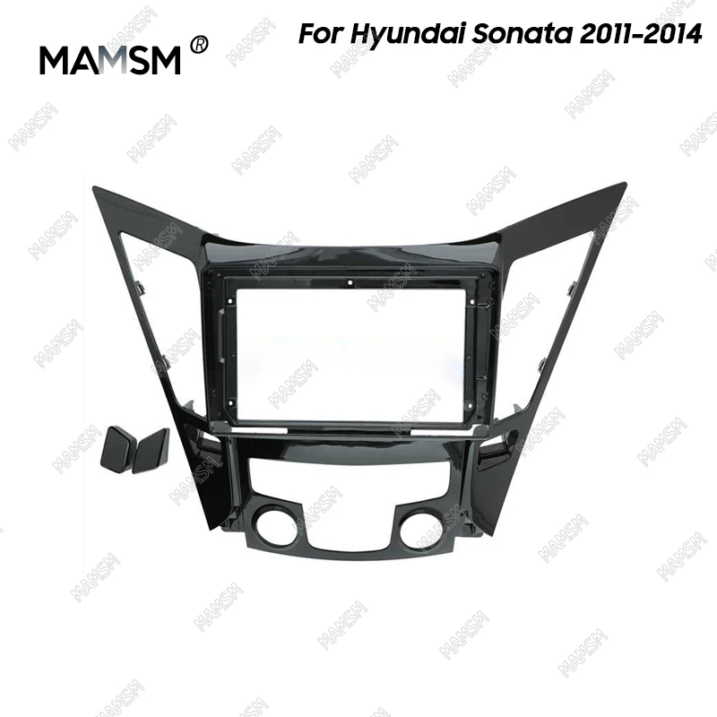 MAMSM Car 9 inch Fascia Radio Panel Panel Dash Kit Install Adapter Console Frame For Hyundai Sonata 2011 2012-2014 Radio Player