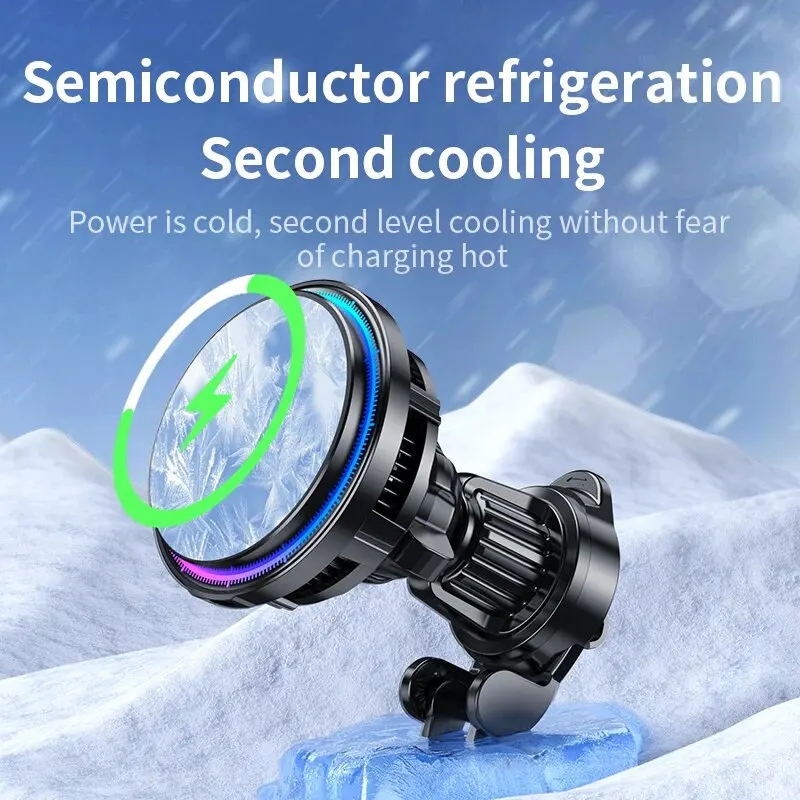 Magnetic Cooling Car Charger 3