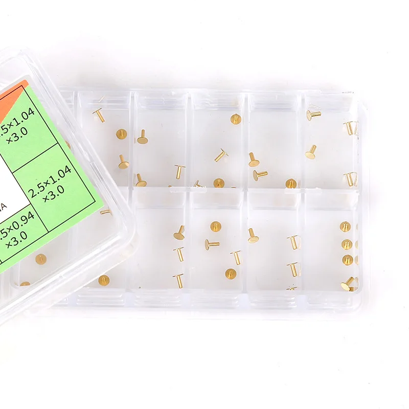 Boxed Assortment Watch Dial Feet for Repair - Replacement Dial Feet And Soldering Pads