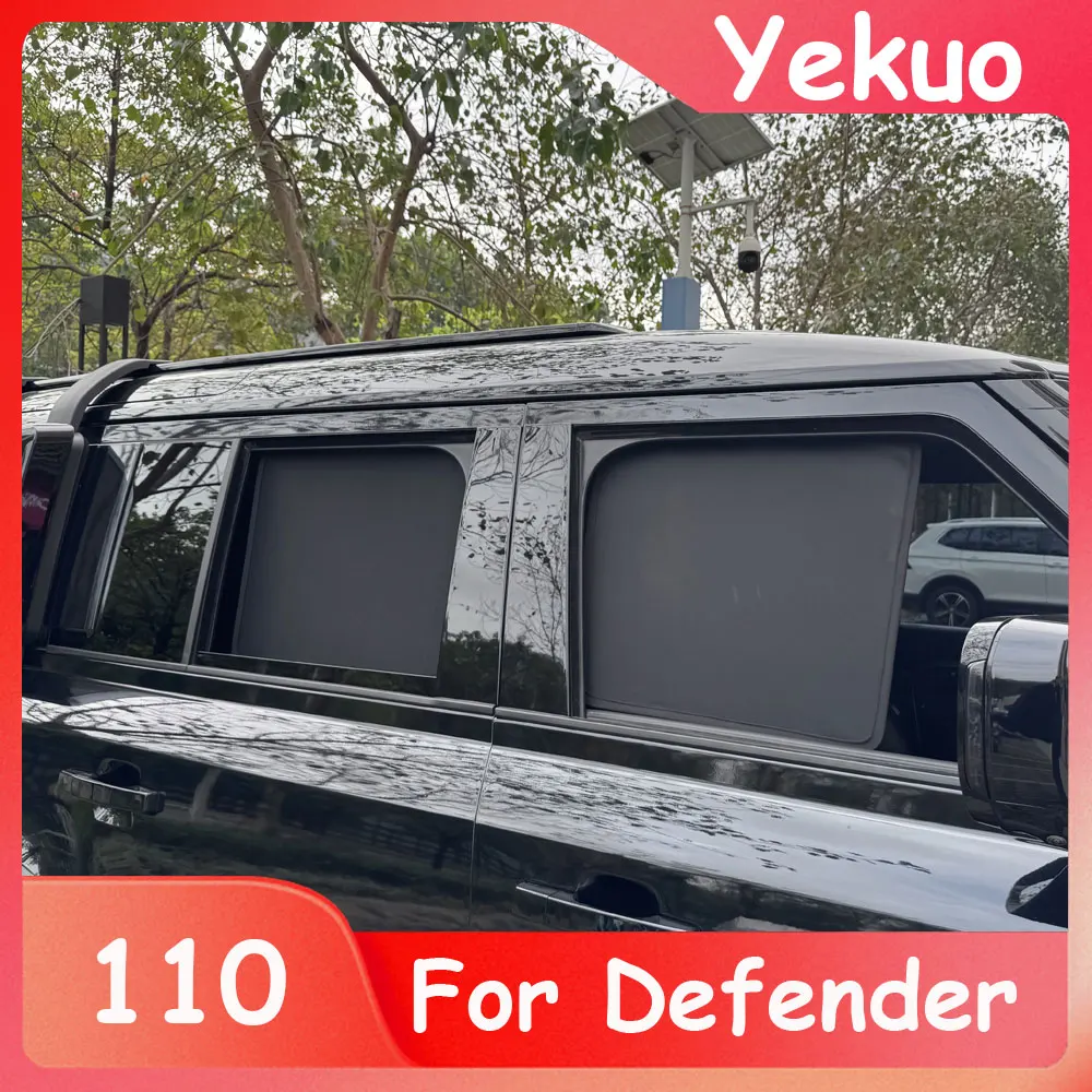 2020-2026 Is Suitable for Defender 110 Version Equipped With Window Sunshades Sun Protection Heat Insulation Mosquito Repellent