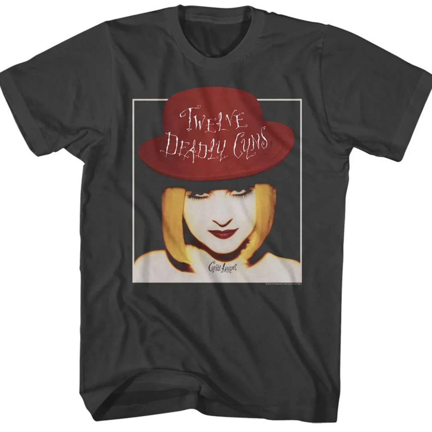 Cyndi Lauper Twelve Deadly Guns Smoke T-Shirt, Gift For Fans