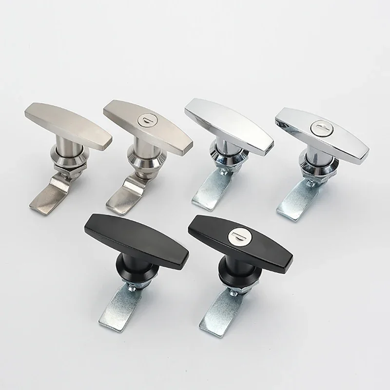 1PCS MS324-1-2 Switch Cabinet Door Latch Lock 304 Stainless Steel L-Type Switch Cabinet Door Handle Lock Hardware Accessories