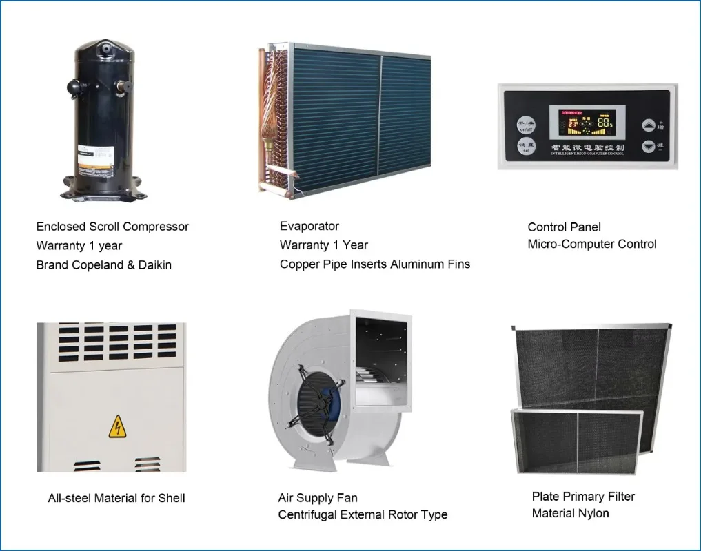 480L/D Custom Industrial Dehumidifier Price Dehumidifier for Big Room Use and Greenhouse 380v Basement Industrial Dehumidifier