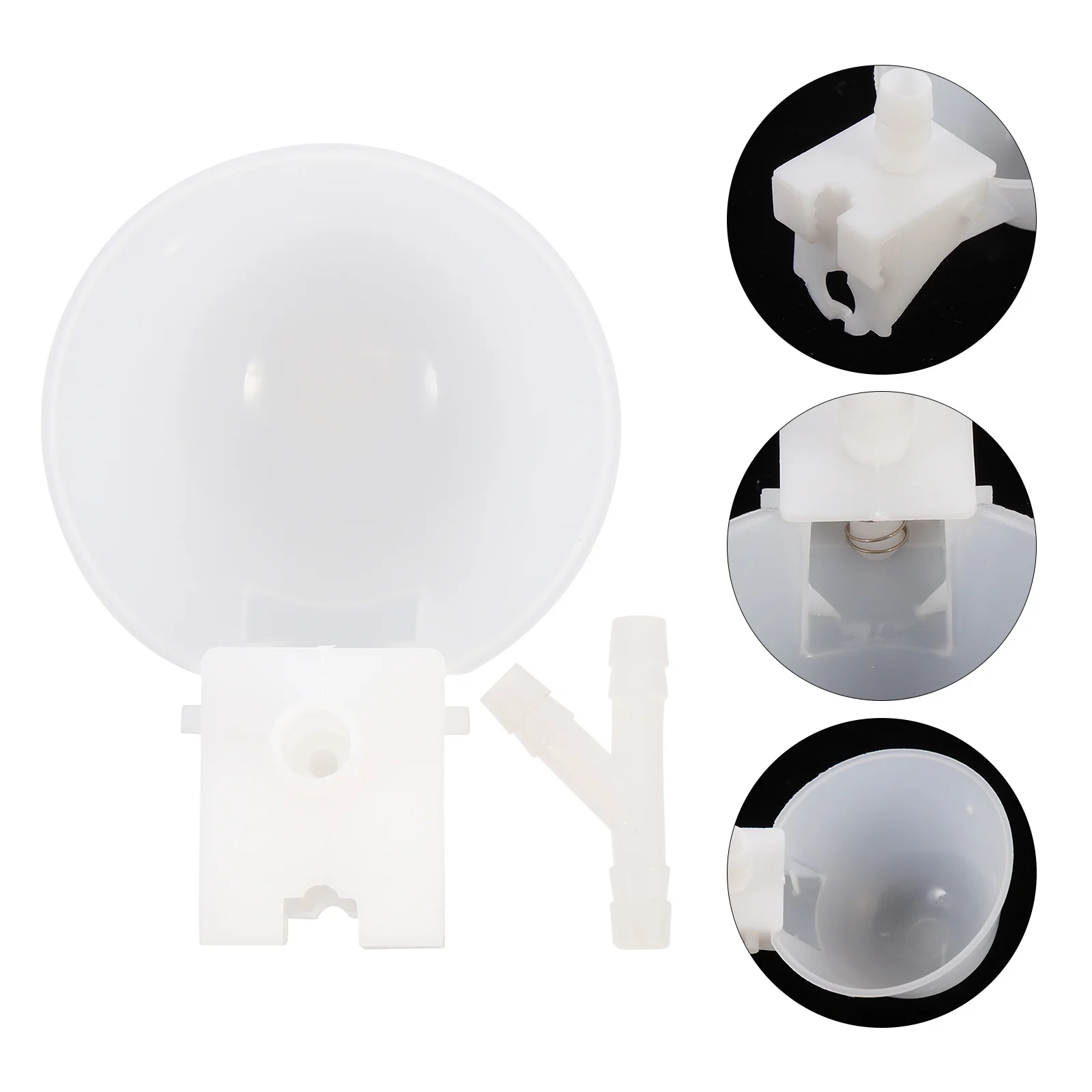 

10Sets Automatic Bird Water Feeder Plastic Cage Drinking Bowl Quail Chick Parrot Duckling Pet Supplies Drinking Tool