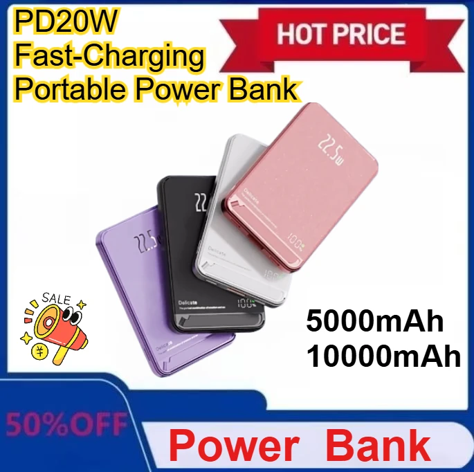 

New 5000mAh/10000mAh High Quality Aluminum Alloy Power Banks Backup Battery Macsafe Powerbank Magnetic Wireless Phone Charger