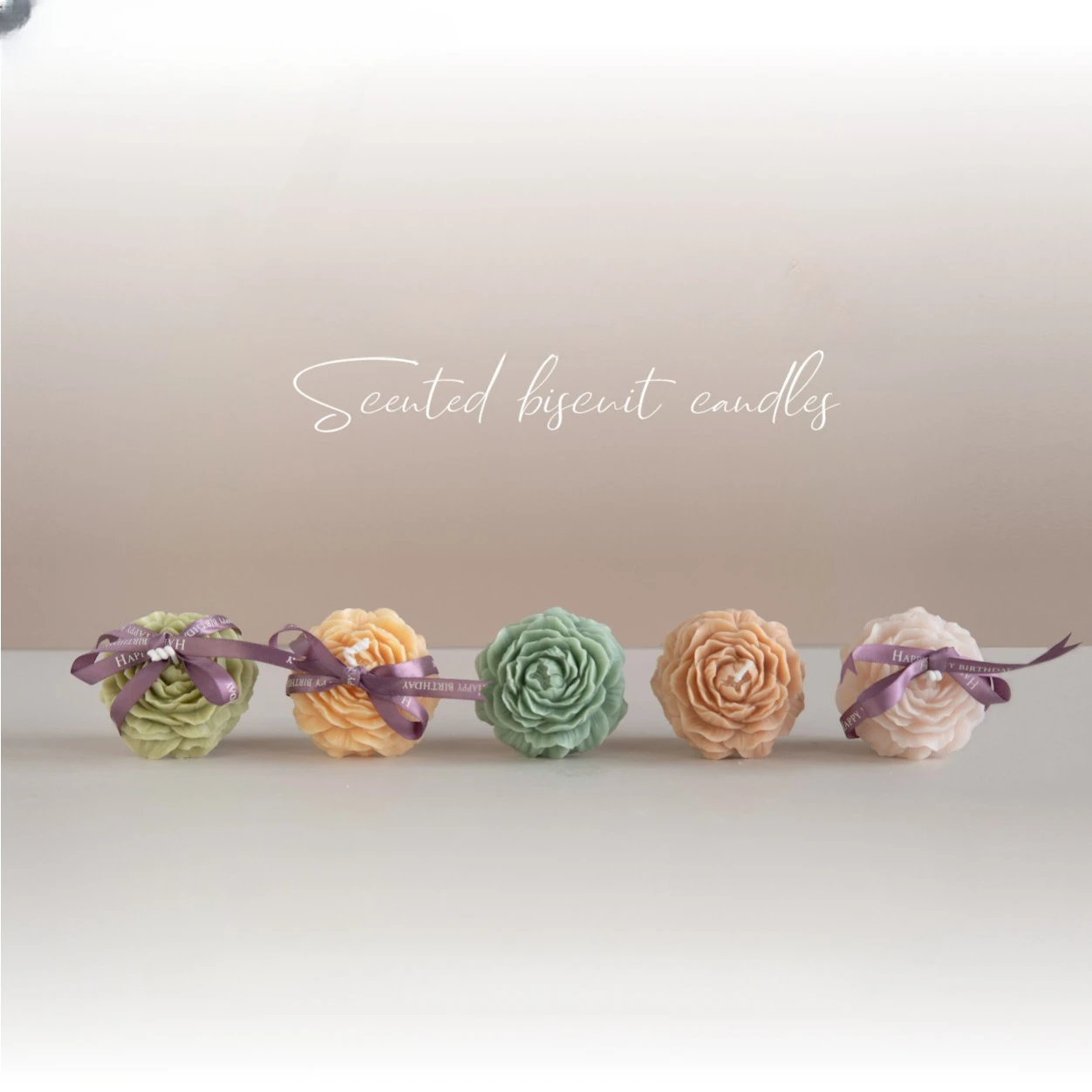 

Hand Made Flower Shape Candle, Home Fragrance Decoration, Living Room, Holiday, Party, Gift