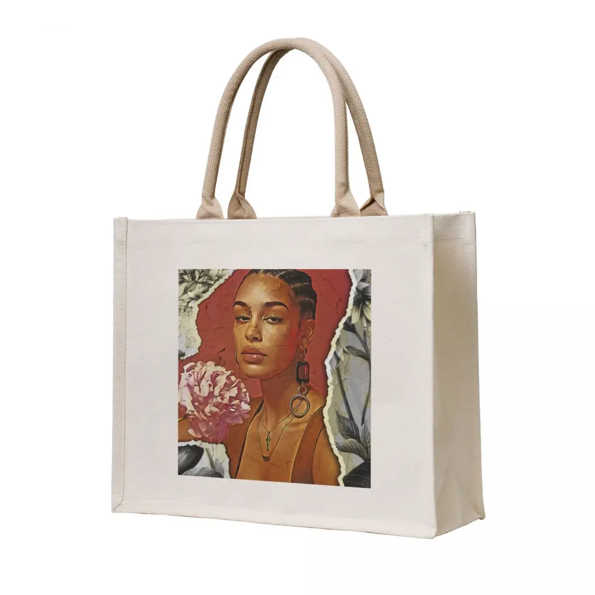 

Jorja Smith Tote Bag tote bag woman shopping cart bags hand bags shopping bag logo