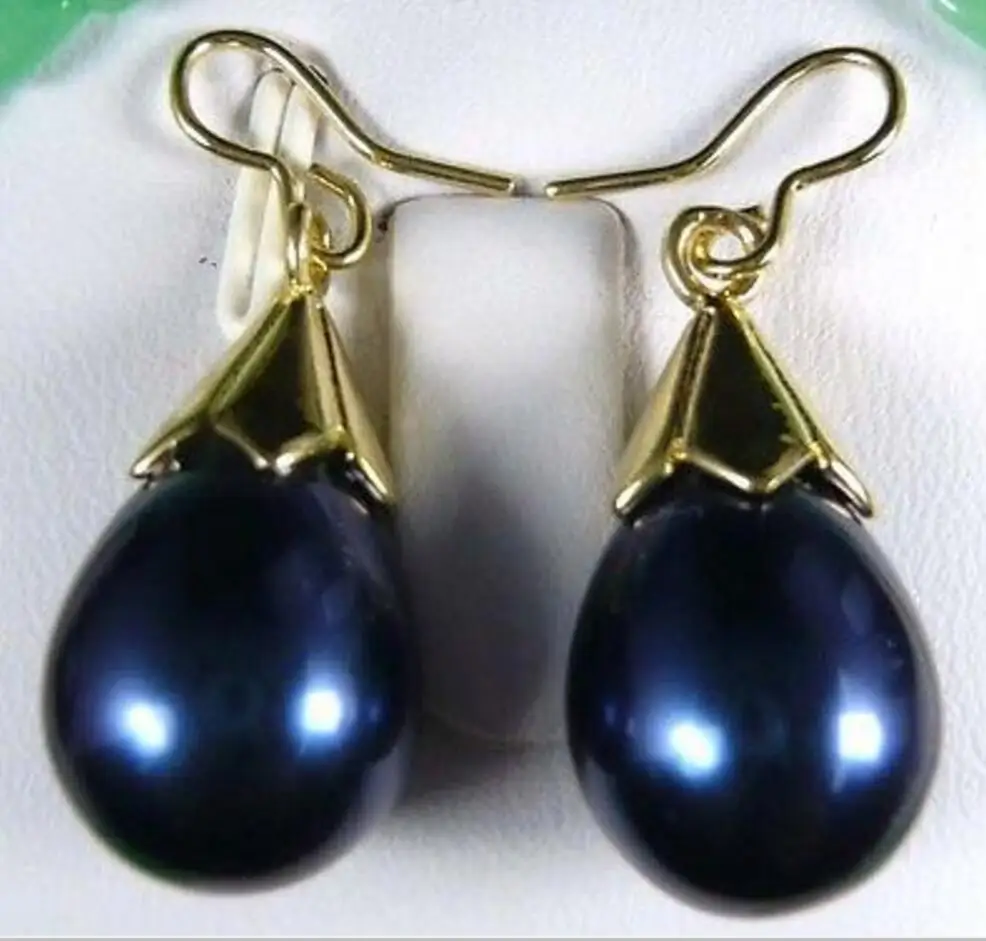 

6 colors!fine gray/blue/pink/green/red/purple/coffee shell pearl earring