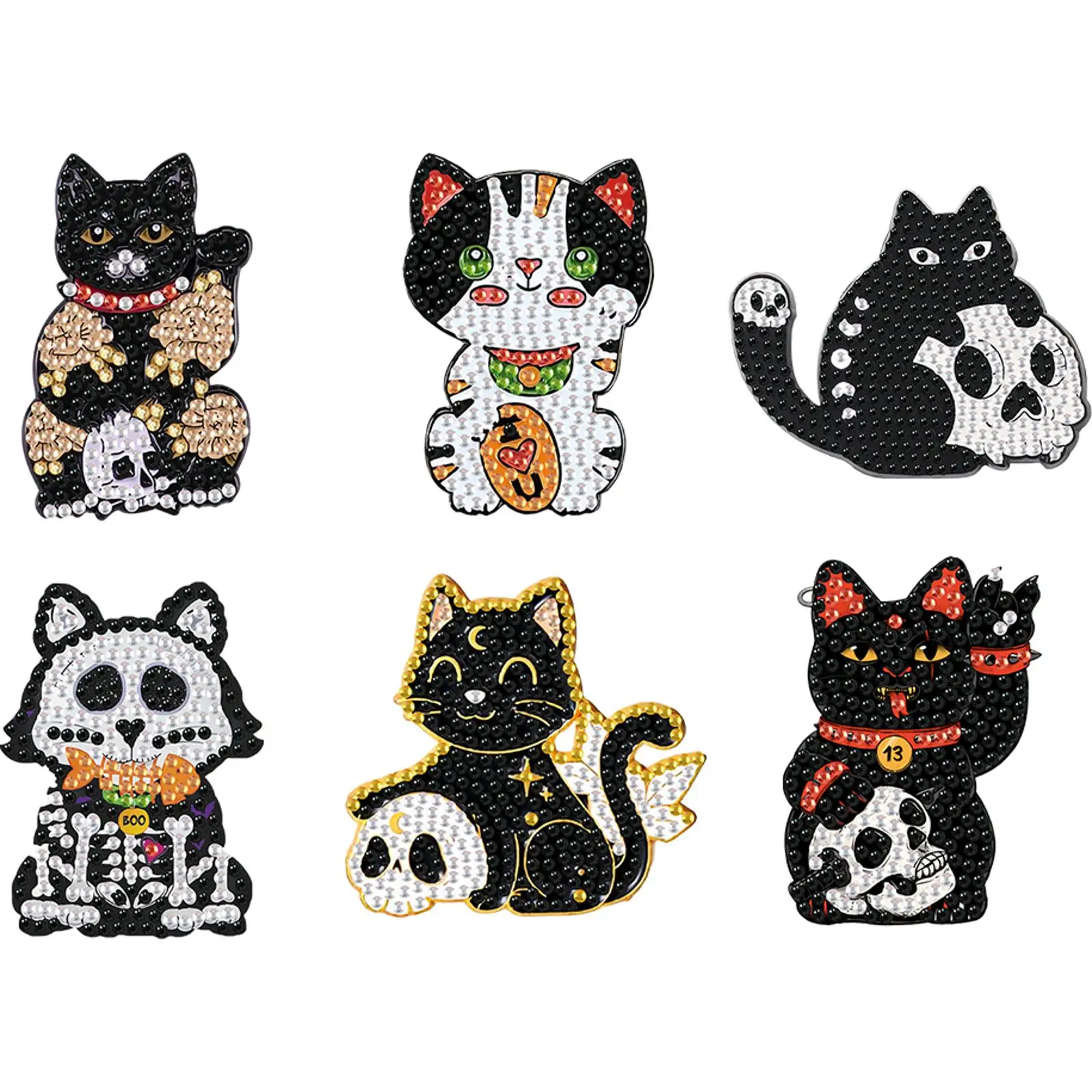 6Pcs 2D/Flat Acryli…