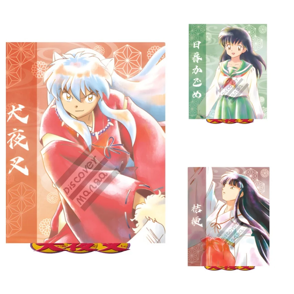 Anime Figure Inuyasha Sesshoumaru 15cm Acrylic Standing Sign Model Quadratic Sided Plate Desk Decor Fans firend Toy Gift