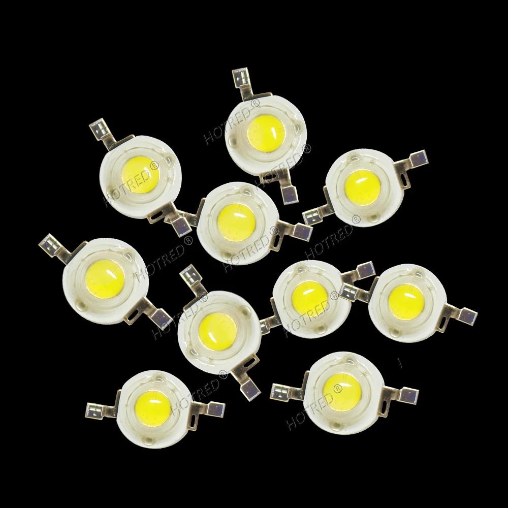 10-50pcs LED 3W Ice Blue Cyan 500nm Green 520nm Deep Green 540nm Grass Green 570nm High Power LED Lamp Chip 45mil 3.2-3.6V 700mA