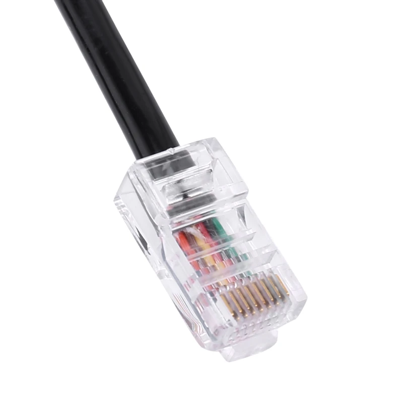 2PCS 8Pin To 8Pin Speaker Mic Cable Microphone for ICOM HM98 HM-133 HM-133V Car Ridao