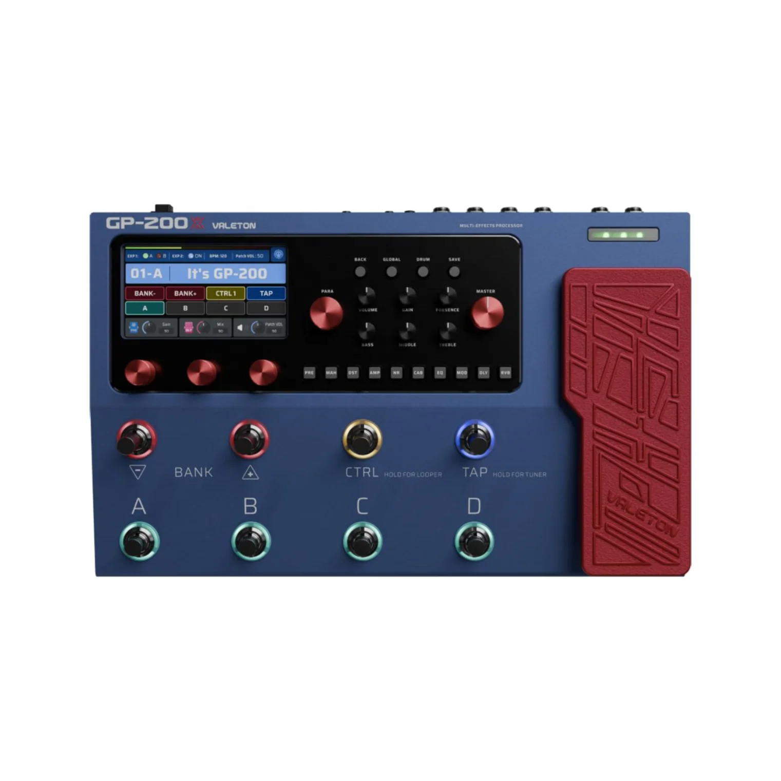 

Fast Shipping | Valeton GP-200X 10th Anniversary Multi-effects Processor Pedal For Guitar & Bass