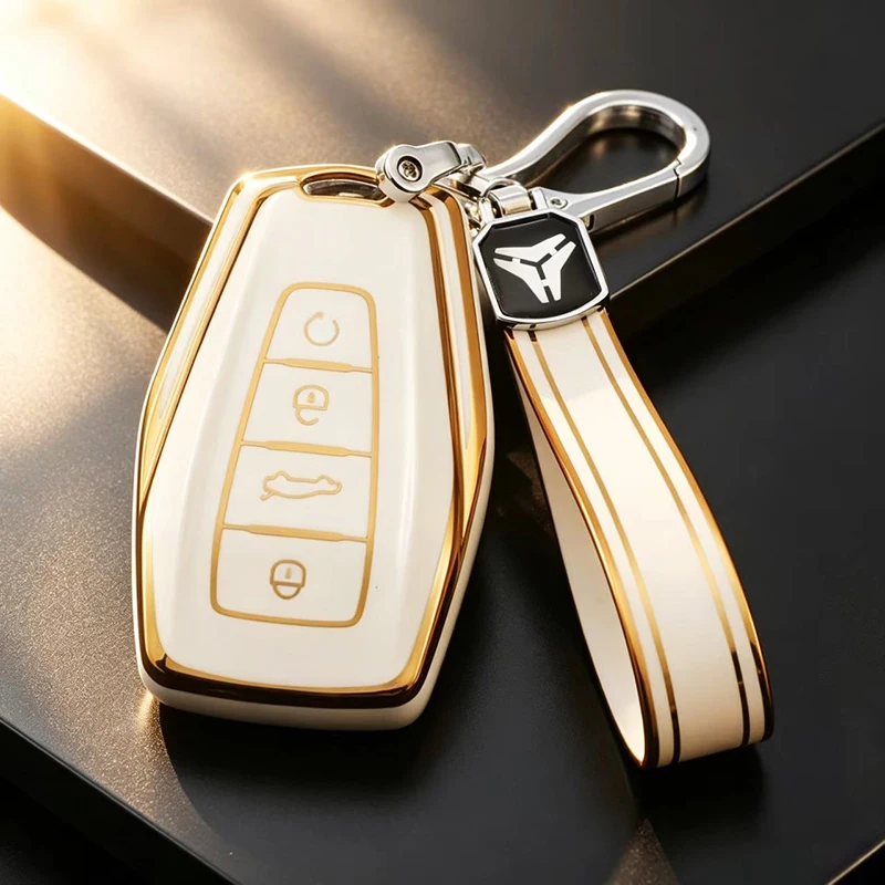 

TPU Car Remote Key Case Cover Holder Shell for Geely Emgrand X7 EX7 Coolray 2019-2020 Styling Fob Auto Accessories