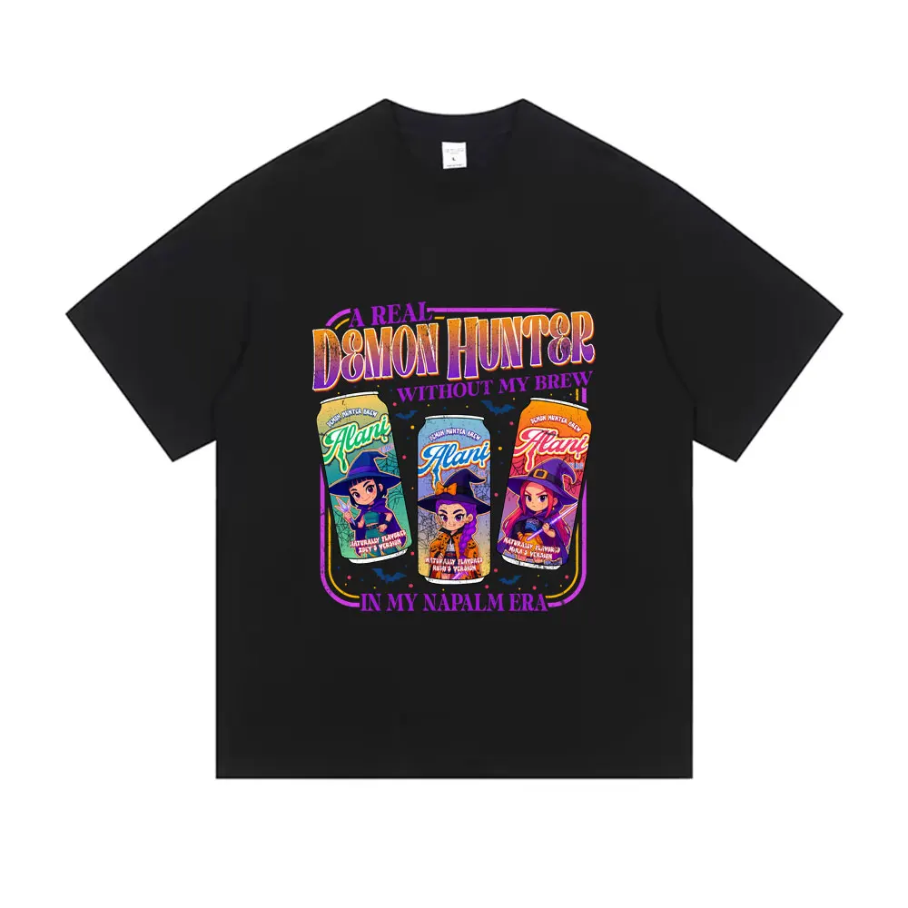 

Kpop Demon Hunters Rumi Mira Zoey Graphic T-shirts Summer Men Women Happy Halloween Style T Shirt Male Fashion Vintage Tshirt