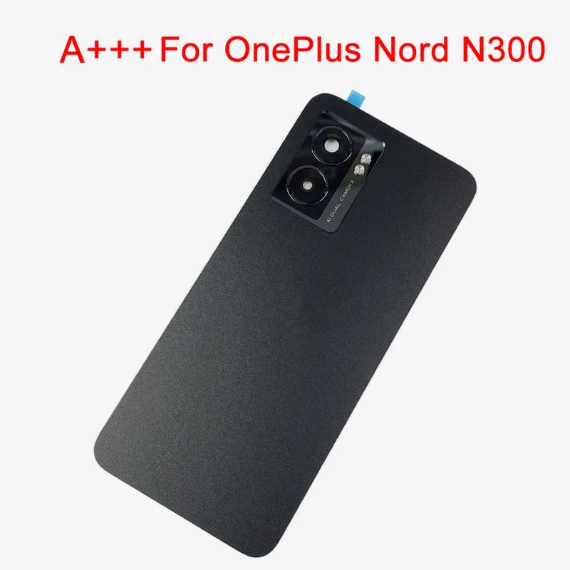 

For OnePlus Nord N300 CPH2389 Back Battery Cover Door With Camera Glass Lens Housing Case Repair Parts