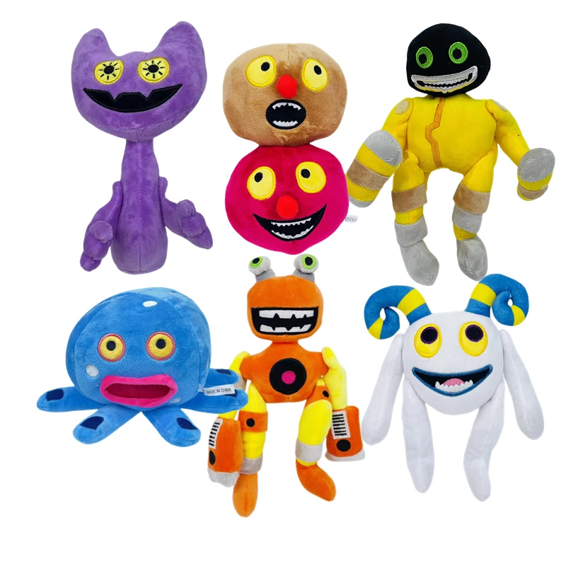 

Kawaii Wubbox Plush My Singsing Monster Peluches Toy Cute Soft Cartoon Game Stuffed Horror Game Doors Plush Doll for Kids Gift