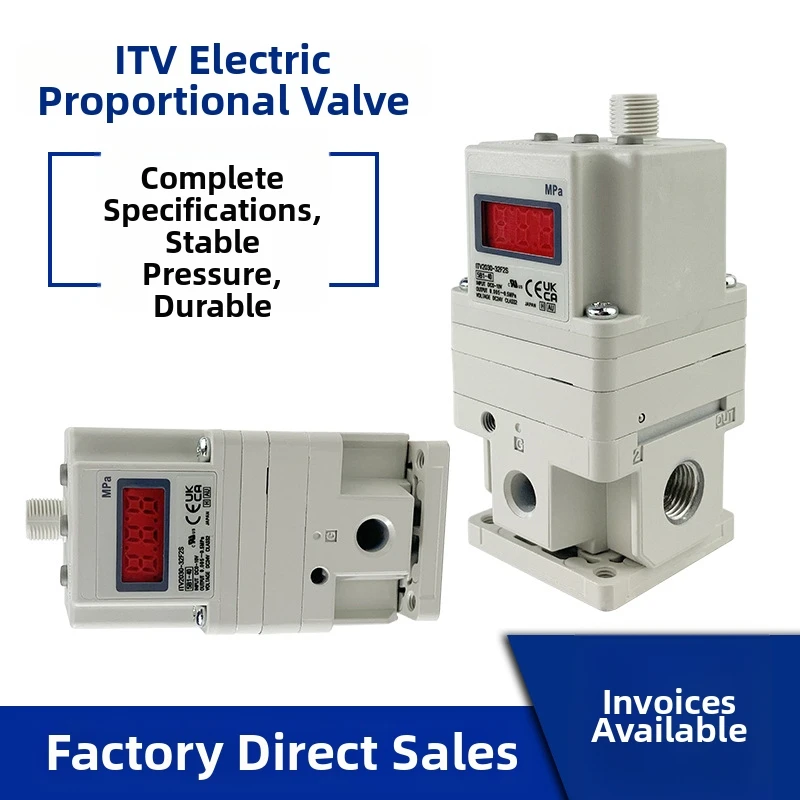 ITV1050-312L ITV2050-312CL Electronic Pneumatic Proportional Regulator Solenoid Valve Laser Cutter Gas Pressure Control Valve