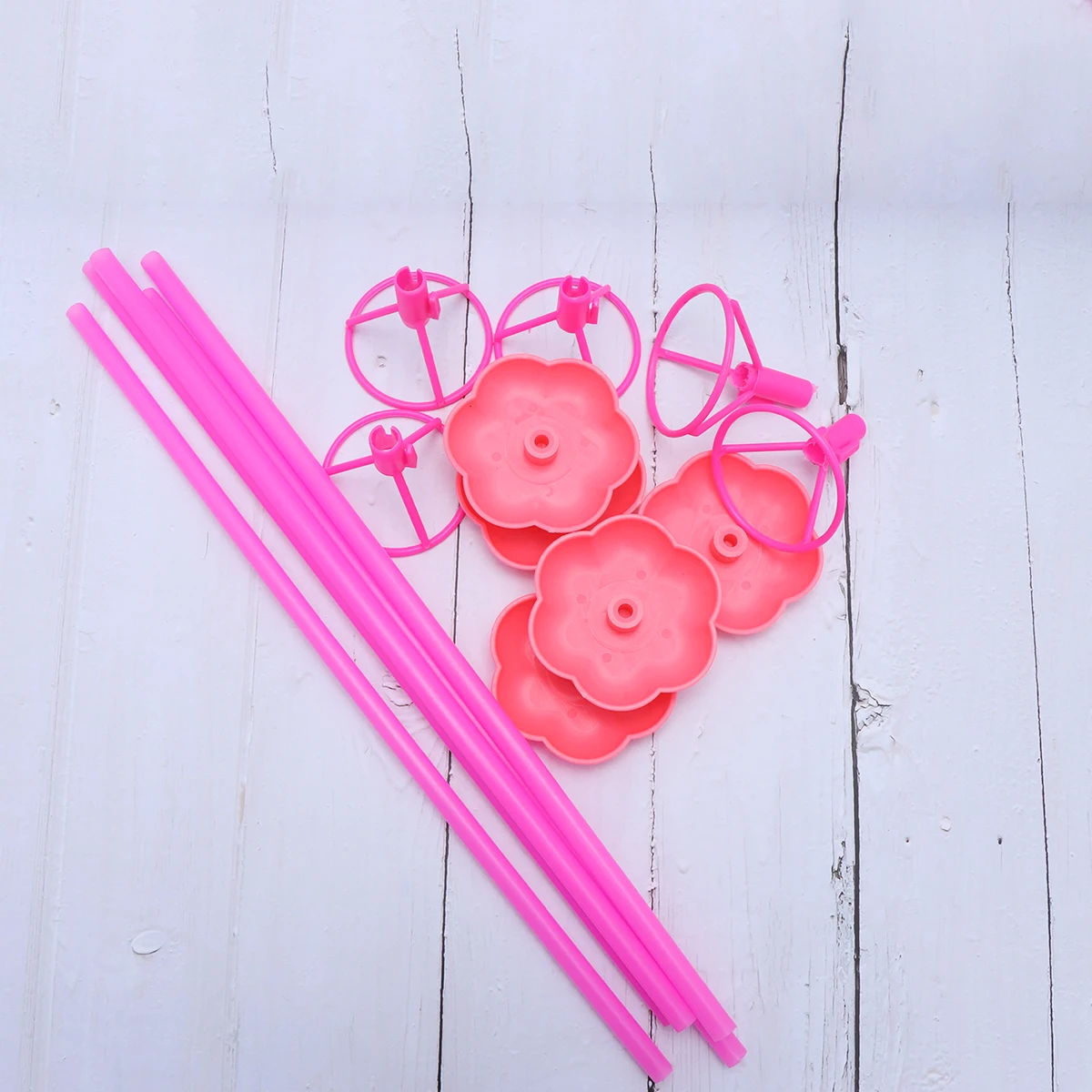 

5 Pcs Balloon Stick Stand Separate Cups Easy Assembly Tabletop Centerpieces for Various Festive Decorations Events