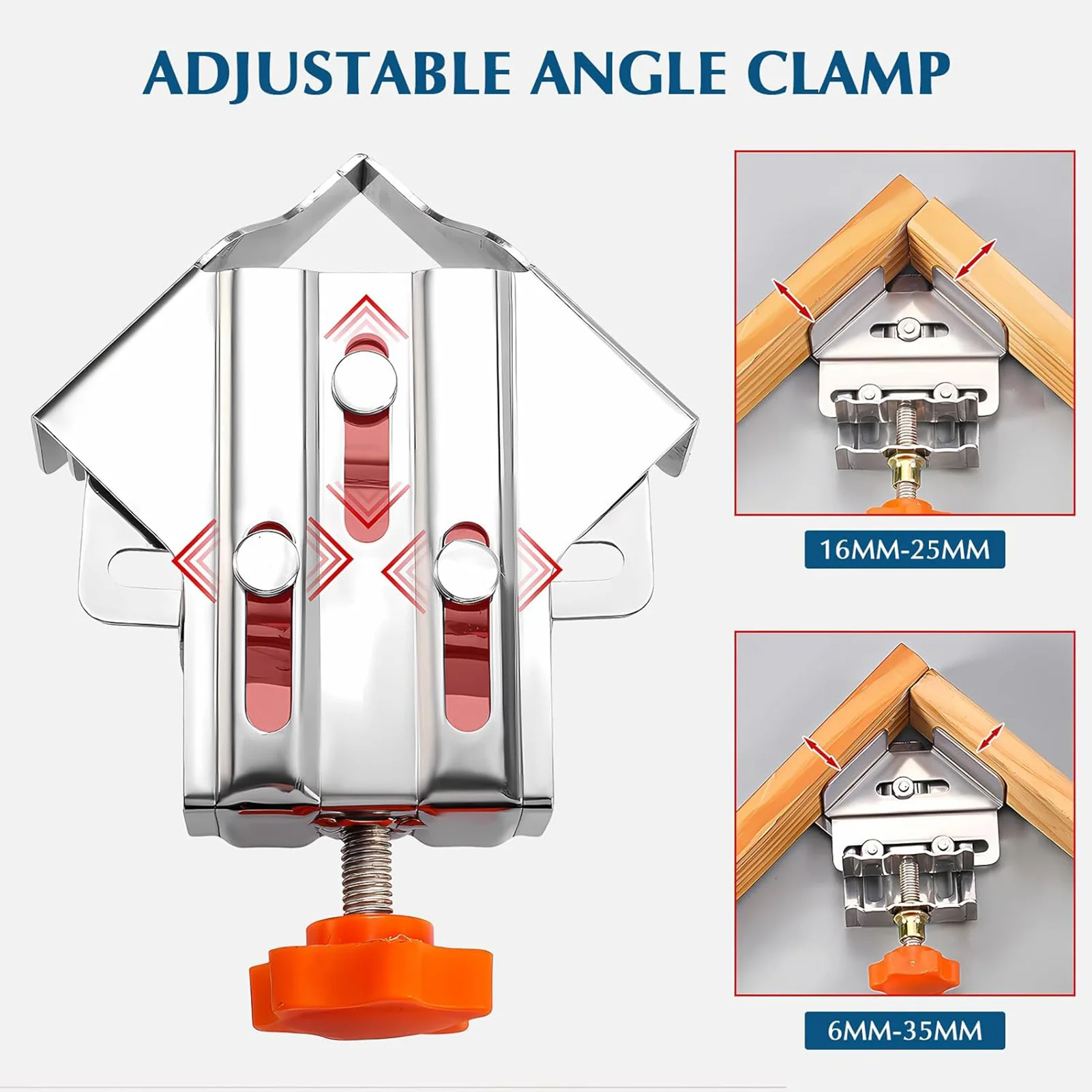 90 Degree Woodworking Corner Clip Impact Resistance Long Service Life Clip for Phot Corner Splicing