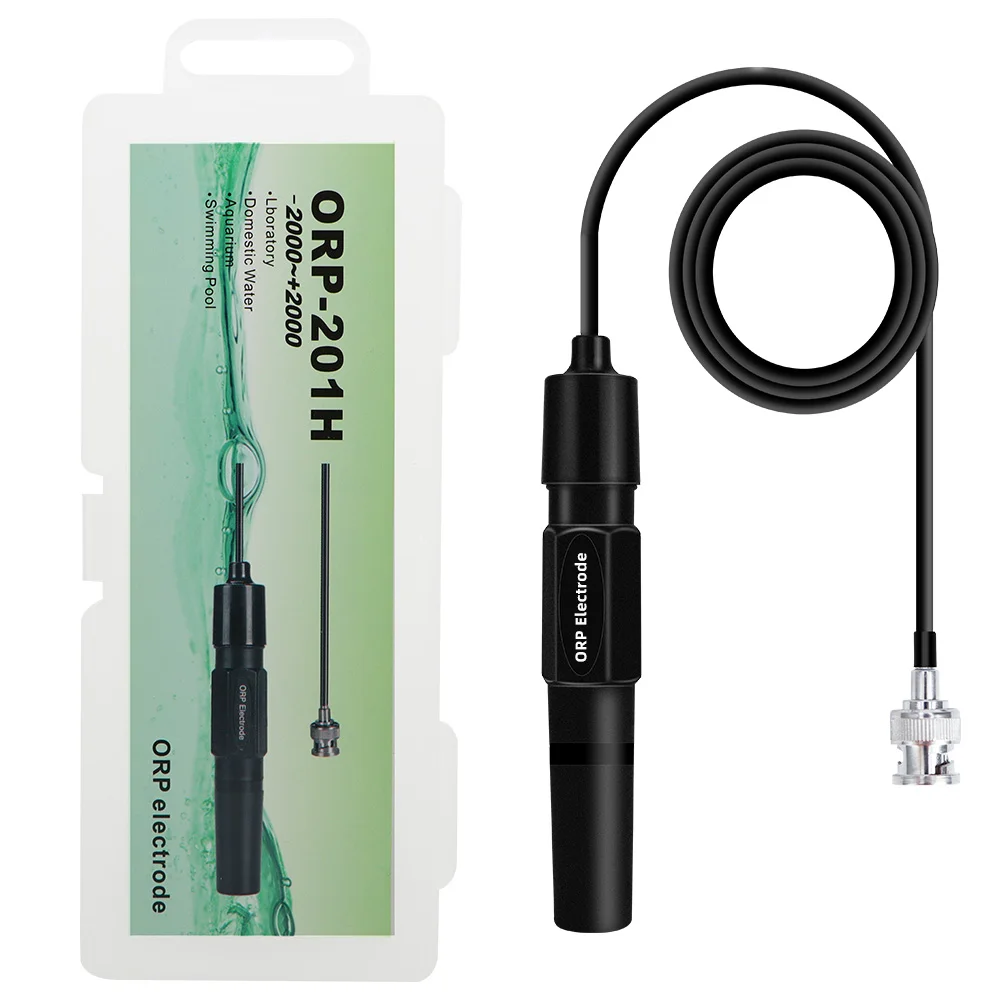 1.2m/2m ORP Replacement Probe Aquarium Hydroponic Laboratory Electrode Oxidation-Reduction Potential Test with BNC Connector