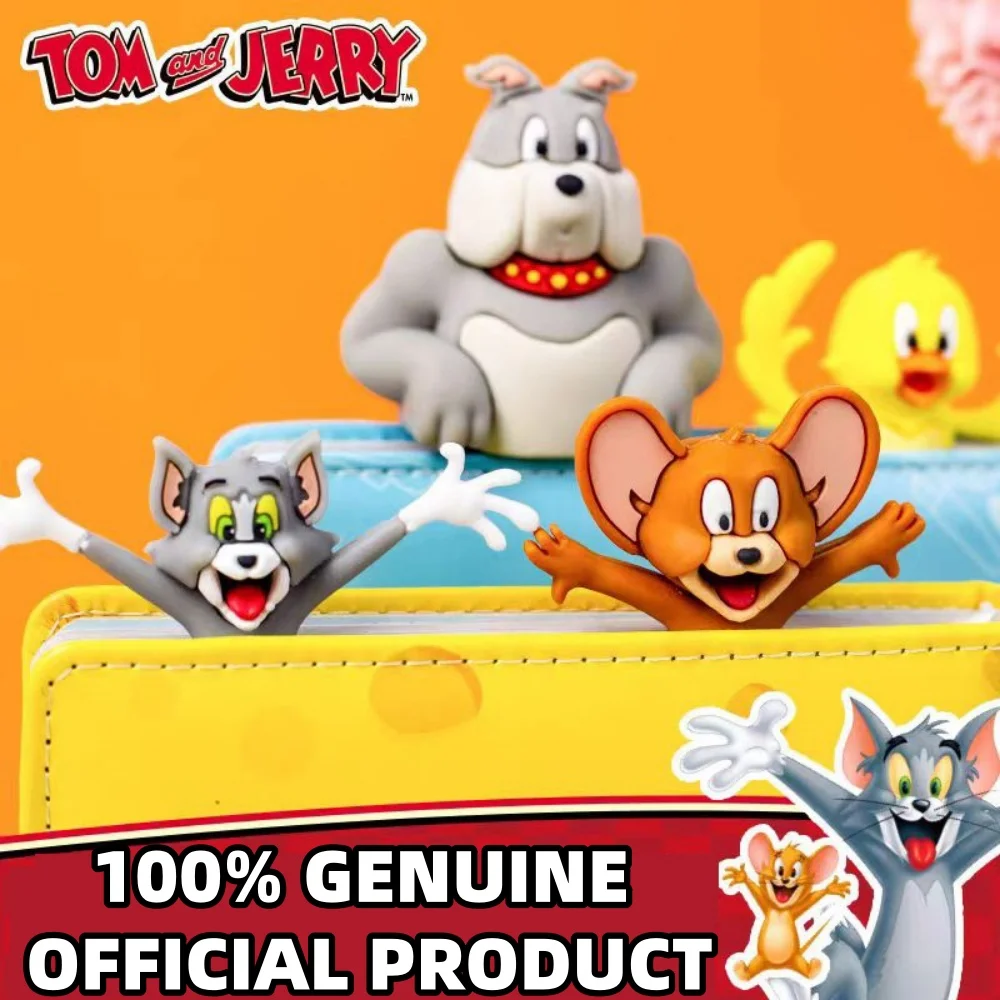 

Genuine Tom And Jerry 3D Cartoon Bookmark Kawaii Spike Stereoscopic Doll Bookmark Reading Aid Tool Learning Stationery Supplies