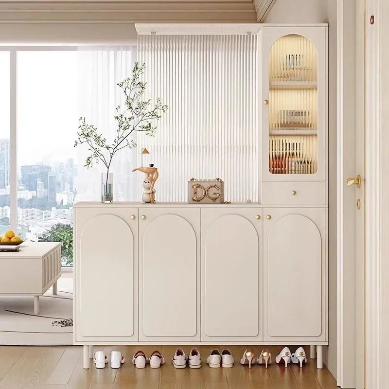 Entry cabinet, living room, wine cabinet, Changhong glass shoe cabinet, screen integrated