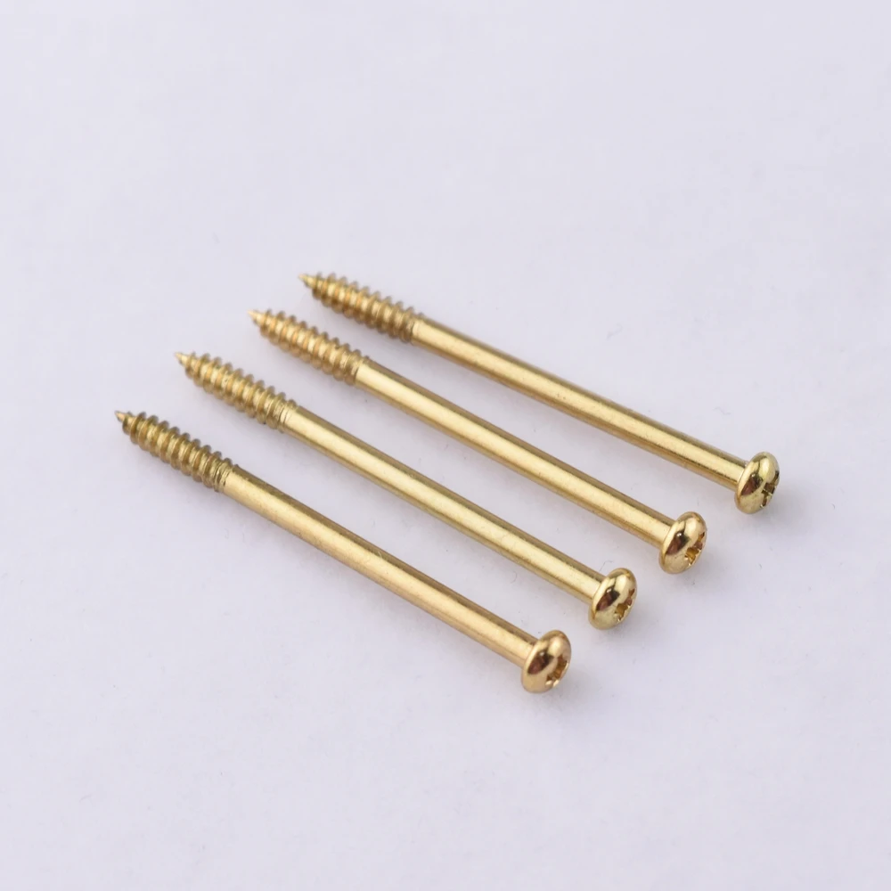 4 Pieces Bass Pickup Screws / P90 Pickup Screws - Made in Korea