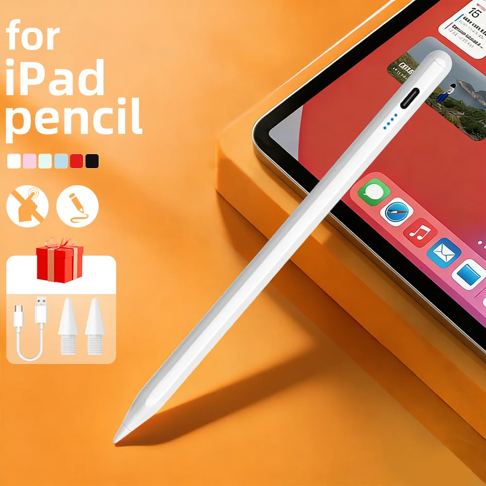 

Compatible with the 2025 iPad Apple Pencil stylus for iPad A16 Air 11 5 4 Pro 11 13 12.9 inch M4 M3 M2 models pencil for tablet