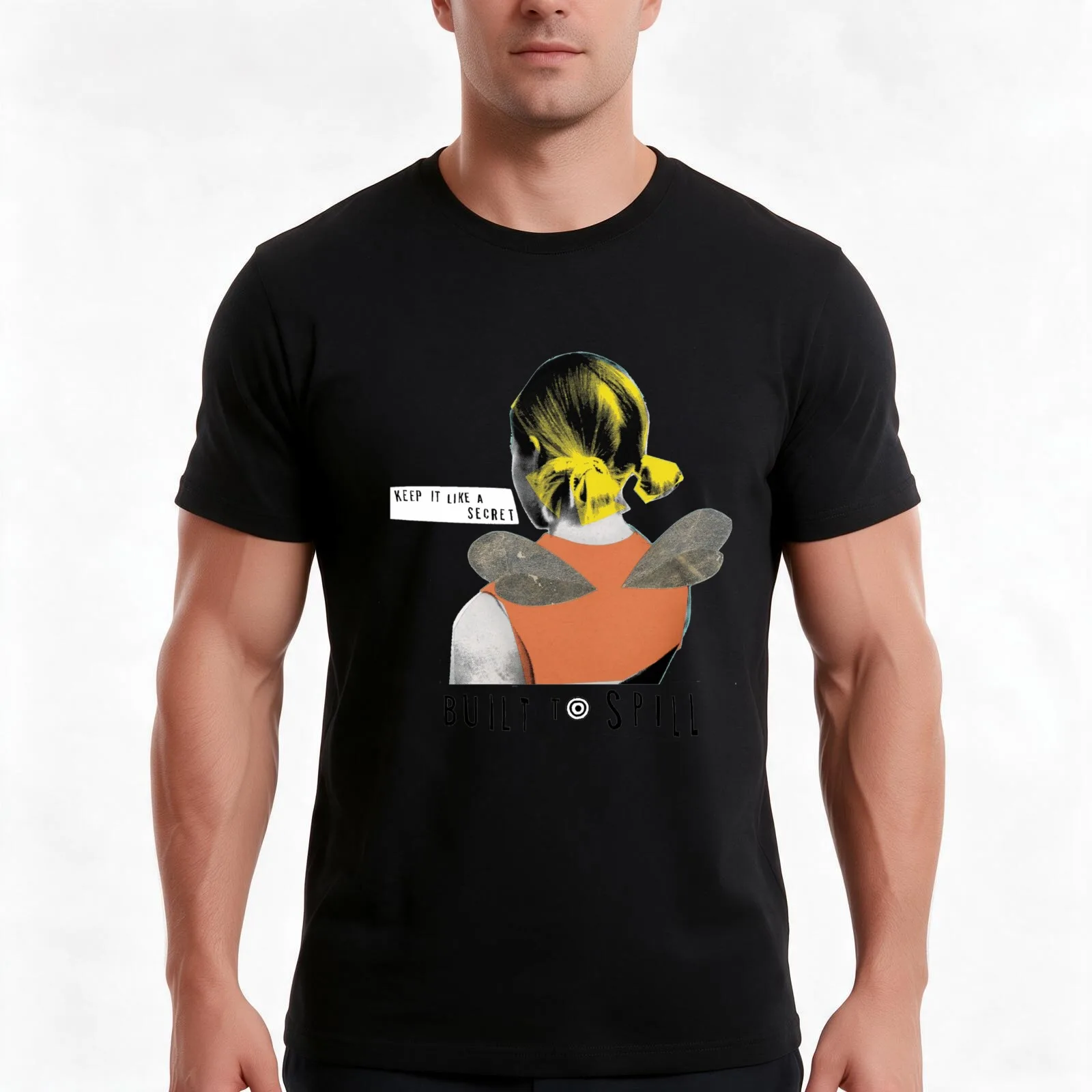 BUILT TO SPILL lll T-Shirt, Summer Casual Cotton Tee, Oversized Streetwear Tops, Vintage Graphic Print, Loose Fit Short Sleeve