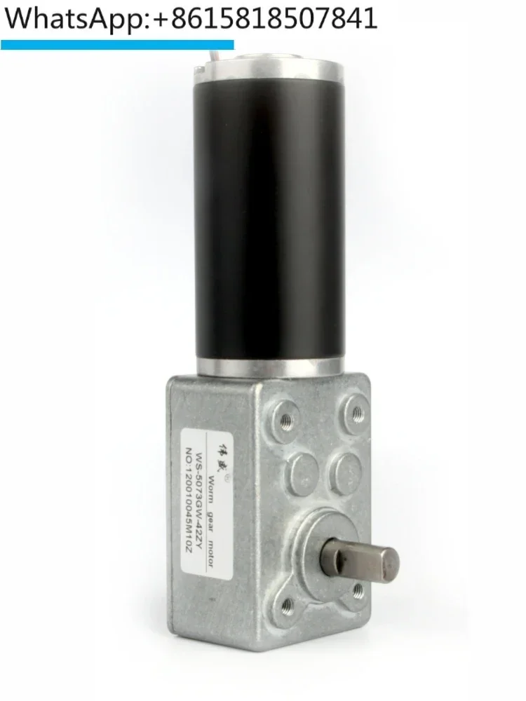

42ZY Turbo Worm DC Reduction Motor 12v24V Right Angle Adjustable Speed Gear High Torque Self locking Small Motor