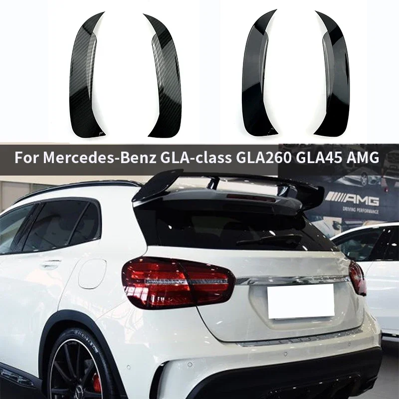 

Для Mercedes-Benz GLA-класса GLA260 GLA45 AMG задняя планка, окруженная трендом, декоративная наклейка на задний воздушный нож, внешние аксессуары