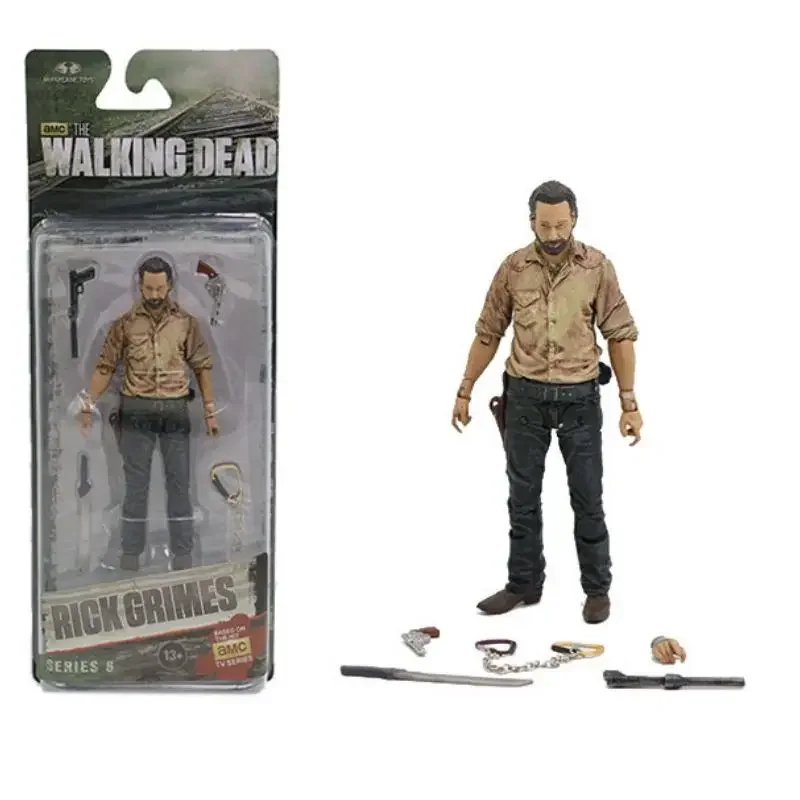 The Walking Dead Abraham Ford Bungee Walker Rick Grimes The Governor PVC Action Figure Model Toy