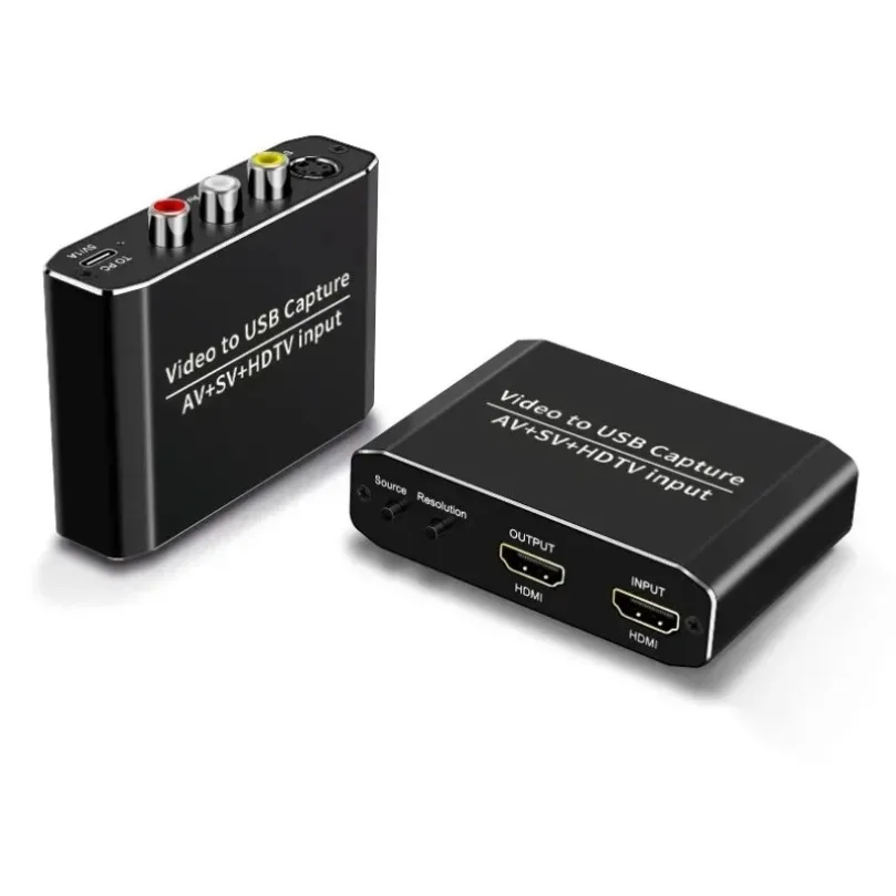 1080P HDTV AV S-Video to USB3.0 Capture Card Audio Video Grabber HDTV Loop Out For Game Live Streaming Recording PC Camera DVD - view 6