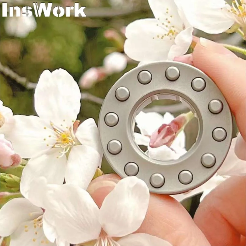 42Cosmo Fingers pitze Schlag ring haptische Münze Fingers pitze Kreisel Dekompression Spielzeug Metall Zappeln Zappeln Ring