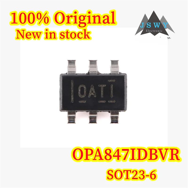 (1/5PCS) 100% New OPA847IDBVR OPA847I OATI SOT23-6 Voltage Feedback Operational Amplifier - In Stock, Original Chipset