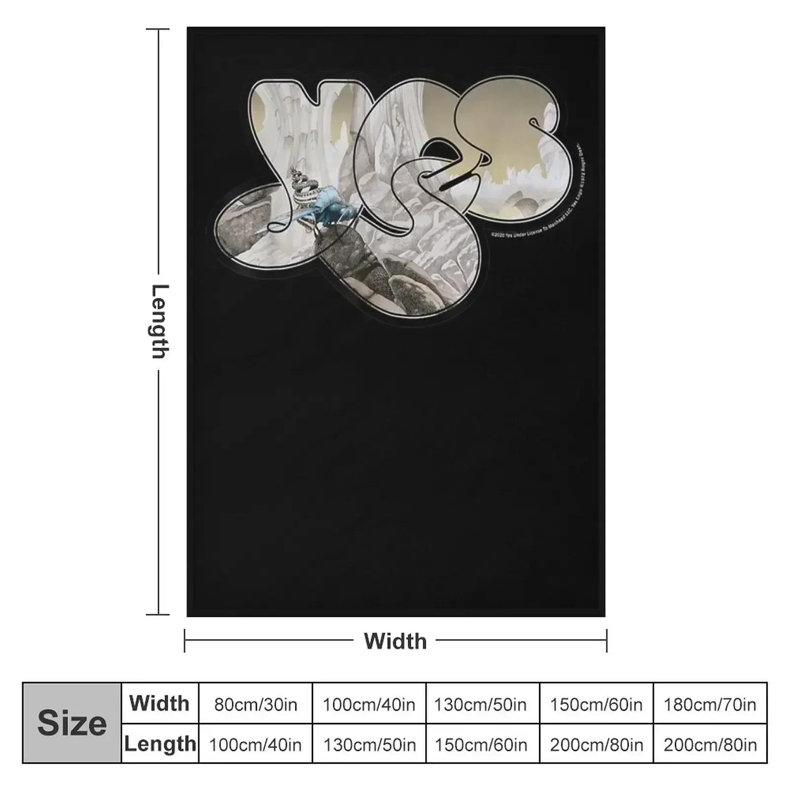 Yes - Relayer Logo Throw Blanket couch cozy soft plush fuzzy picnic outdoor blanket