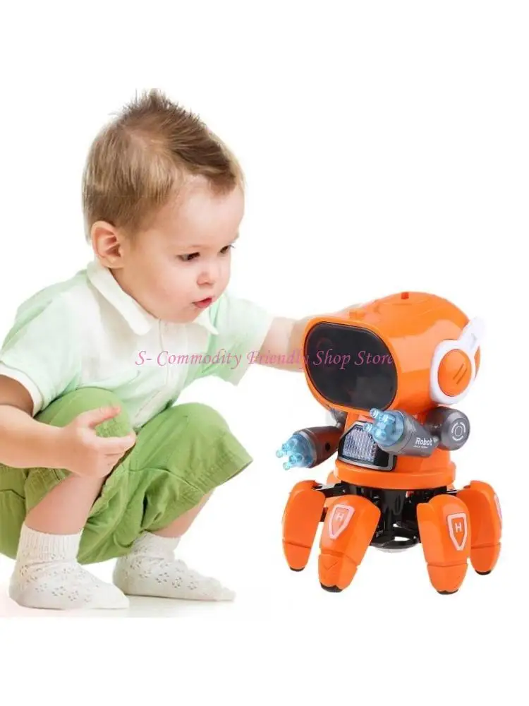 85ae-電子ロボット玩具-歌う音楽ロボット-ミュージカルとカラフルなライト付き