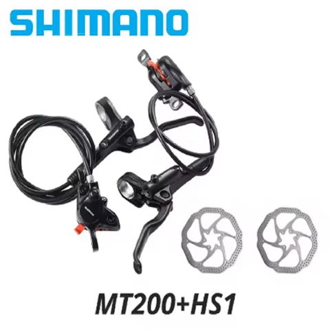 Гидравлические дисковые тормоза Shimano MT200 для горных велосипедов — пример использования